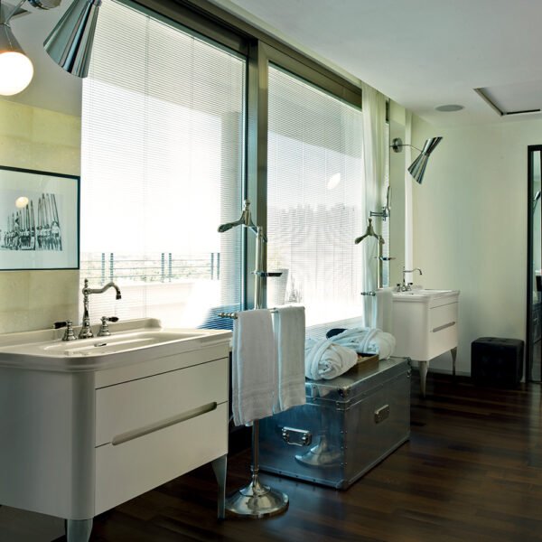 Lavabo con mobile a terra Waldorf Kerasan vista aggiuntiva per arredo bagno – Tuttidea
