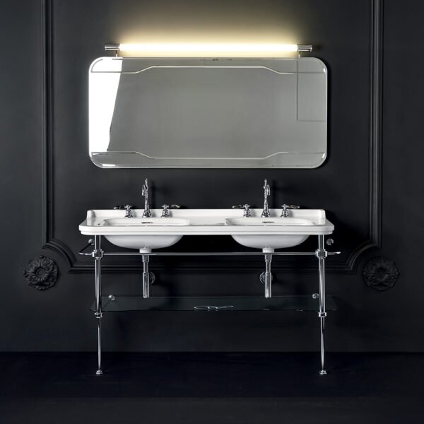 Lavabo in ceramica con struttura a terra 150 cm Waldorf Kerasan per arredo bagno – Tuttidea