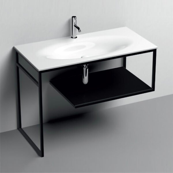 Lavabo con struttura a terra Louise Shape Kerasan per arredo bagno – Tuttidea