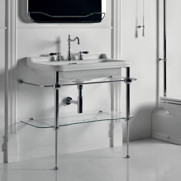 Lavabo con struttura a terra Waldorf Kerasan vista alternativa per arredo bagno – Tuttidea