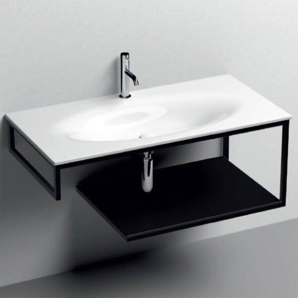 Lavabo con struttura sospesa Louise Shape Kerasan per arredo bagno – Tuttidea