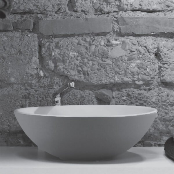 Lavabo da appoggio in ceramica 46 cm Ciotola C3 Kerasan per arredo bagno – Tuttidea