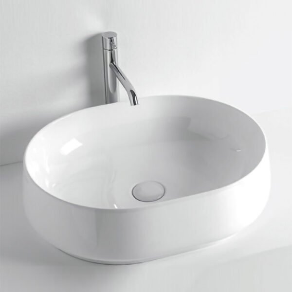 Lavabo da appoggio in ceramica 56x44 cm F10 Kerasan per arredo bagno – Tuttidea