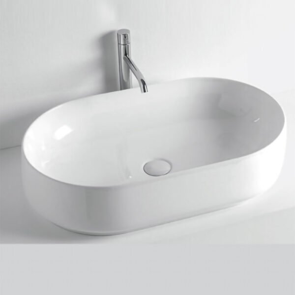 Lavabo da appoggio in ceramica 70x44 cm F10 Kerasan per arredo bagno – Tuttidea