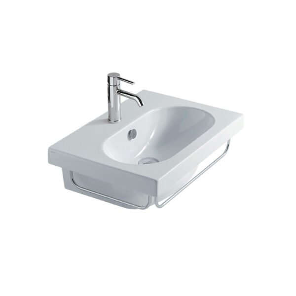 Lavabo sospeso M2 60×42 cm Galassia in ceramica per arredo bagno – Tuttidea