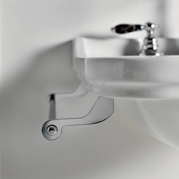 Lavabo in ceramica Waldorf Kerasan con portasciugamani per arredo bagno – Tuttidea