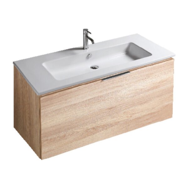 Mobile bagno sospeso Eden con lavabo in ceramica 119×45 cm Galassia per arredo bagno – Tuttidea