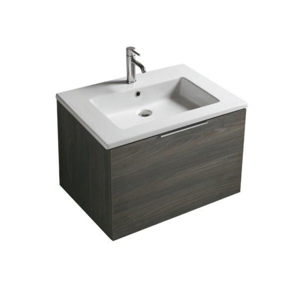 Mobile bagno sospeso Eden con lavabo in ceramica 69×45 cm Galassia per arredo bagno – Tuttidea