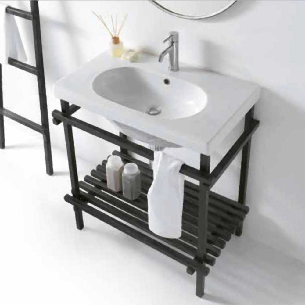 Mobile bagno a terra struttura con lavabo in ceramica 75x45 cm Collezione M2/Eden Galassia 2 Mobile bagno a terra struttura con lavabo in ceramica 75x45 cm Collezione M2/Eden Galassia 1