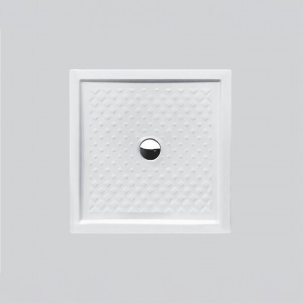Piatto doccia quadrato in ceramica 80x80 cm H3 bianco Kerasan per arredo bagno – Tuttidea