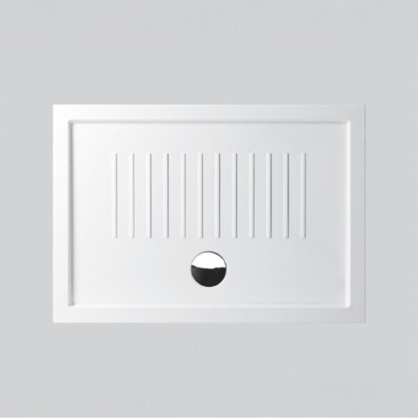 Piatto doccia rettangolare in ceramica H6 cm bianco Kerasan per arredo bagno – Tuttidea