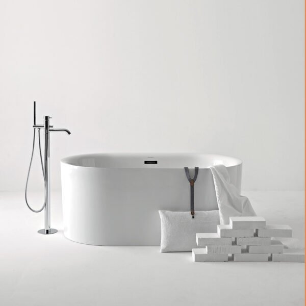 Vasca freestanding 145x78 cm Nolita Kerasan per arredo bagno – Tuttidea