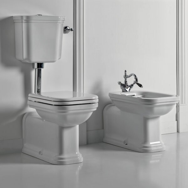 WC e bidet con cassetta a zaino Waldorf Kerasan per arredo bagno – Tuttidea
