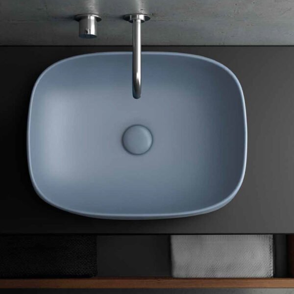 Lavabo Dream 50×38 cm Galassia, vista alternativa in ceramica per arredo bagno – Tuttidea