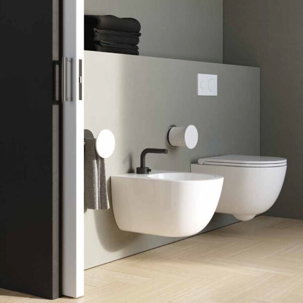 WC e bidet sospesi Dream 52 cm Galassia in ceramica per arredo bagno – Tuttidea