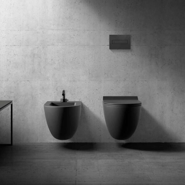 WC e bidet sospesi Dream 56 cm Galassia in ceramica per arredo bagno – Tuttidea