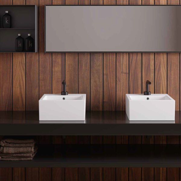 Lavabo da appoggio MEG11 Small Galassia, vista alternativa per arredo bagno – Tuttidea