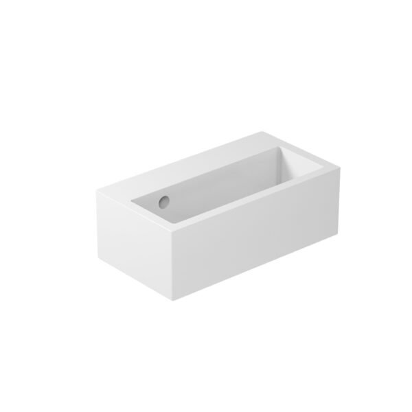 Lavabo da appoggio o sospeso in ceramica 50×27 cm MEG11 Galassia per arredo bagno – Tuttidea
