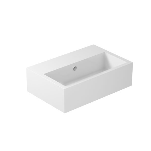 Lavabo da appoggio o sospeso in ceramica 60×40 cm MEG11 Galassia per arredo bagno – Tuttidea