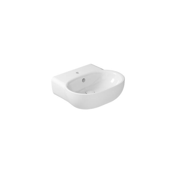 Lavabo sospeso in ceramica bianca Dream Galassia 55 cm per arredo bagno – Tuttidea
