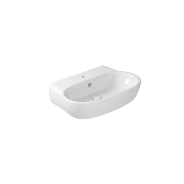 Lavabo sospeso in ceramica bianca Dream Galassia 70 cm per arredo bagno – Tuttidea