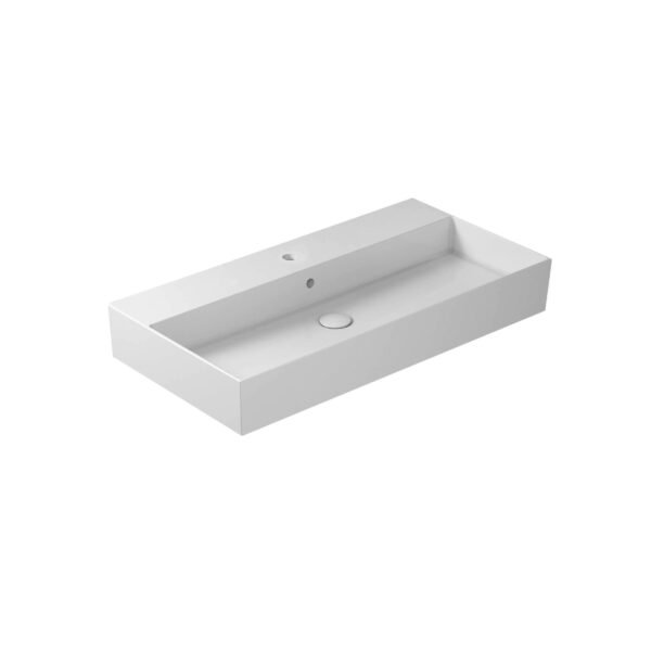 Lavabo una vasca in ceramica 121×46 cm MEG11PRO Galassia per arredo bagno – Tuttidea