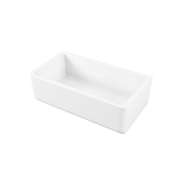 Lavello da cucina in ceramica Farmer Sinks Frame Bianco Galassia, vista aggiuntiva 1, per arredo cucina – Tuttidea