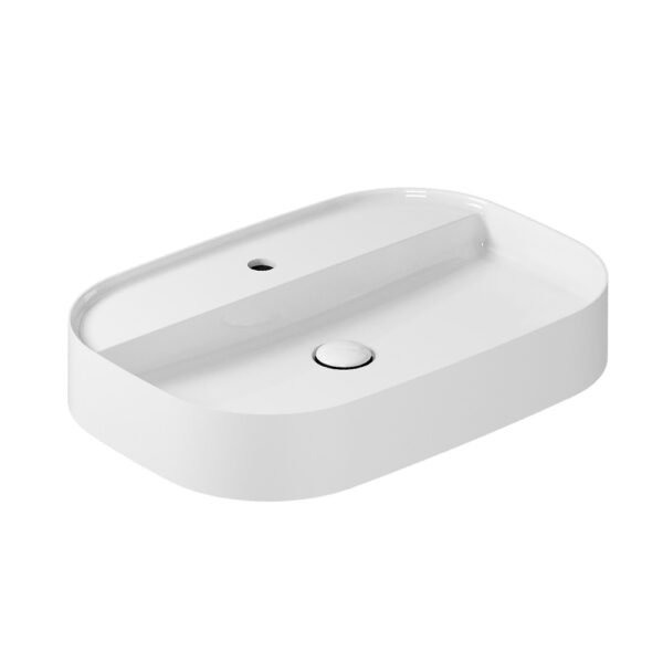 Lavabo da appoggio Smart B 65×45 cm Galassia in ceramica per arredo bagno – Tuttidea
