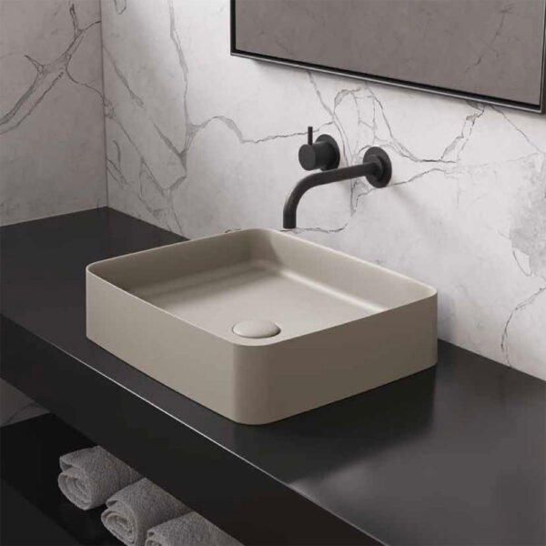 Lavabo da appoggio Smart B Galassia, vista di prodotto in ceramica per arredo bagno – Tuttidea
