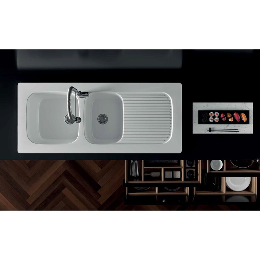 Presa Elettrica FR Da Incasso Unitec 40498 – Con Coperchio, IP44, Bianca, Per Interni Ed Esterni, Uso Professionale E Domestico