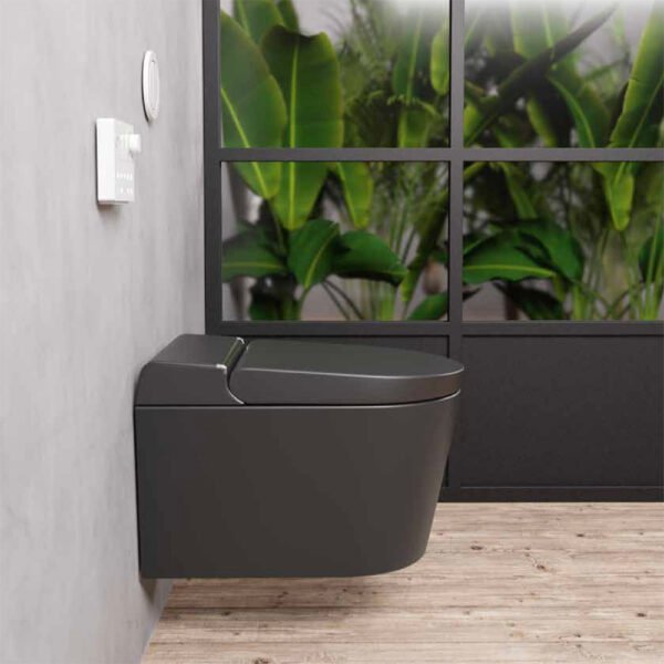 WC sospeso con bidet elettronico integrato Hygea Galassia, vista alternativa 1 per arredo bagno – Tuttidea