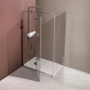 Box doccia Angolare porta battente vetro temperato da 8mm Collezione 8MILL Infinity Tamanaco