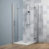 Box doccia angolare doppia porta a soffietto per arredo bagno, vista principale, TPS35 Tamanaco – Tuttidea