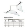 Box doccia angolare doppia porta battente per arredo bagno, vista aggiuntiva 3, SWING NERA Tamanaco – Tuttidea