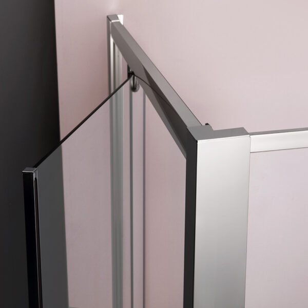 Box doccia angolare porta battente per arredo bagno, vista alternativa, FPB40 Tamanaco – Tuttidea