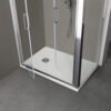 Box doccia angolare porta saloon per arredo bagno, vista aggiuntiva 3, FPSL60 Tamanaco – Tuttidea