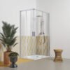 Box doccia angolare porte scorrevoli per arredo bagno, vista principale, QUICK Tamanaco – Tuttidea