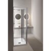 Box doccia centro parete porta a soffietto per arredo bagno, vista aggiuntiva 4, FPS30 Tamanaco – Tuttidea