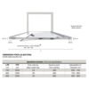 Box doccia nicchia porta battente per arredo bagno, vista aggiuntiva 4, FPB40 Tamanaco – Tuttidea