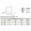 Box doccia nicchia porta battente per arredo bagno, vista alternativa, SWING ALLUMINIO Tamanaco – Tuttidea