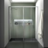 Box doccia nicchia porta scorrevole per arredo bagno, vista principale, FPSC57 Tamanaco – Tuttidea