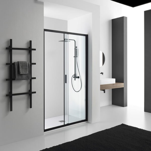 Box doccia nicchia porta scorrevole per arredo bagno, vista principale, PSCRAPID Tamanaco – Tuttidea