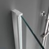 Box doccia porta battente per arredo bagno, vista aggiuntiva 2, SWING ALLUMINIO Tamanaco – Tuttidea