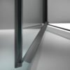 Box doccia porta battente per arredo bagno, vista aggiuntiva 2, SWING NERA Tamanaco – Tuttidea