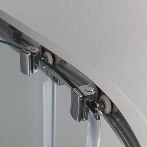 Box doccia semicircolare per arredo bagno, vista alternativa, FS40 Tamanaco – Tuttidea