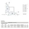 Box doccia semicircolare porta battente per arredo bagno, vista aggiuntiva 4, TVB61 Tamanaco – Tuttidea