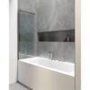 Box doccia sopravasca due ante pieghevoli scorrevoli per arredo bagno, vista aggiuntiva 3, TVS53 Tamanaco – Tuttidea