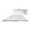 Box doccia sopravasca due ante pieghevoli scorrevoli per arredo bagno, vista alternativa, TVS53 Tamanaco – Tuttidea