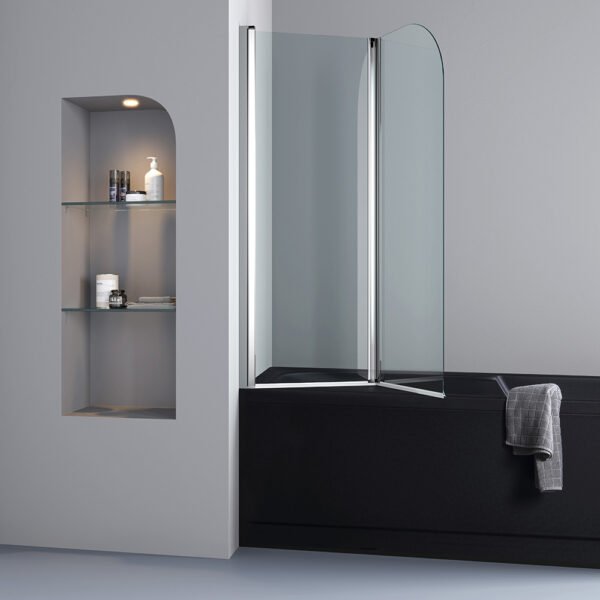 Box doccia sopravasca due ante ripiegabili per arredo bagno, vista aggiuntiva 5, TVS52 Tamanaco – Tuttidea