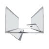 Box doccia tre lati centro parete con porta saloon per arredo bagno, vista aggiuntiva 5, FPSL60 Tamanaco – Tuttidea